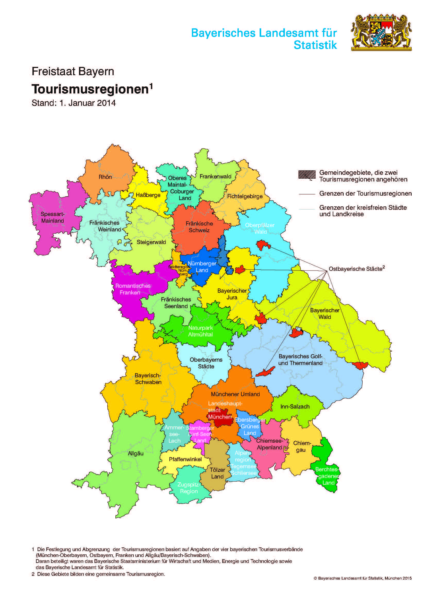 Tourismusregionen Karte Tourismusregionen Karte